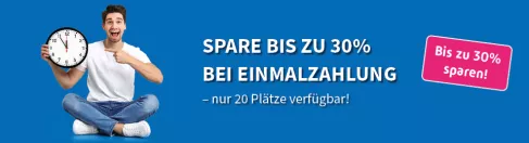 Bis zu 30 % Vorteil mit dem EHiP-Einmalzahler-Angebot – nur für kurze Zeit!