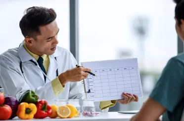 Ernährungsberater*in und -manager*in im Gesundheitswesen